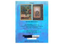 blue flyer with pictures of book covers announcing event - An Early Modern Series